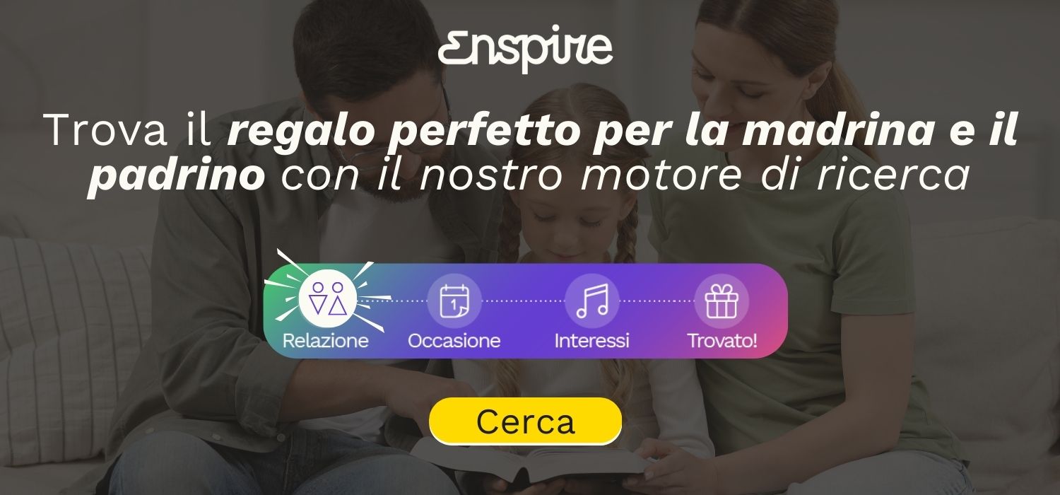regali per madrina e padrino di battesimo
