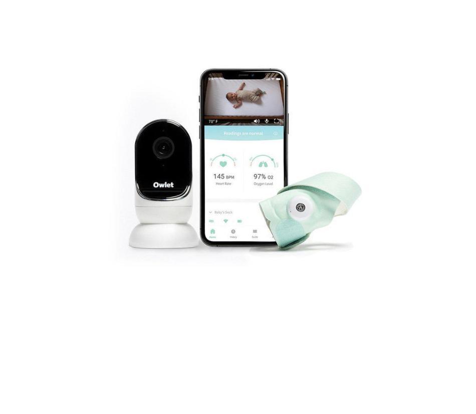 Baby monitor con APP per tenere traccia dei parametri di salute e benessere
