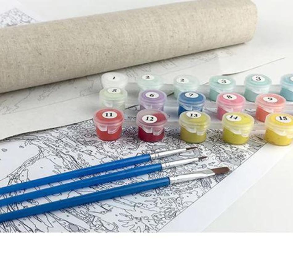 Carica una foto e ricevi il kit per dipingerla - Tempere, pennelli e tela