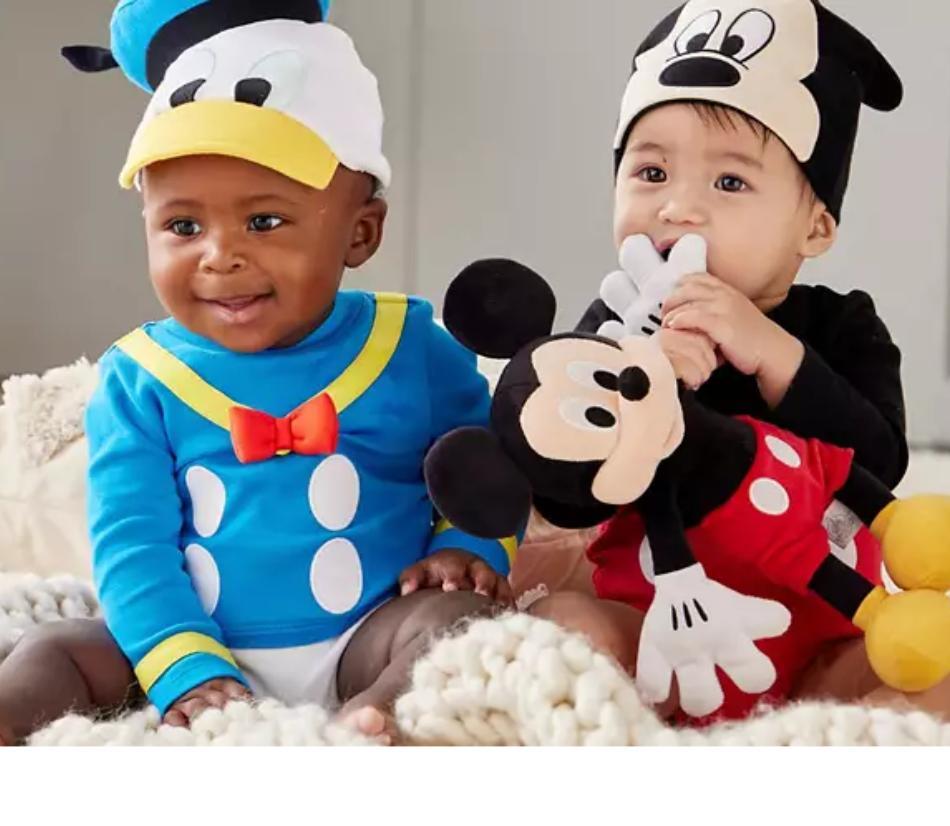 Costumi baby con personaggi Disney