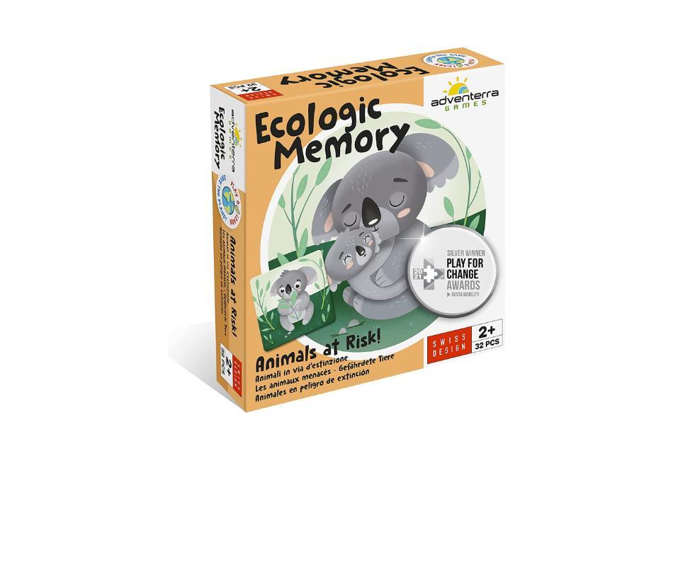 Giochi in scatola per l'educazione sulla cura del pianeta e animali