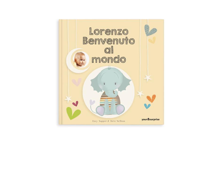 Libro personalizzabile con nome e foto - Benvenuto al Mondo