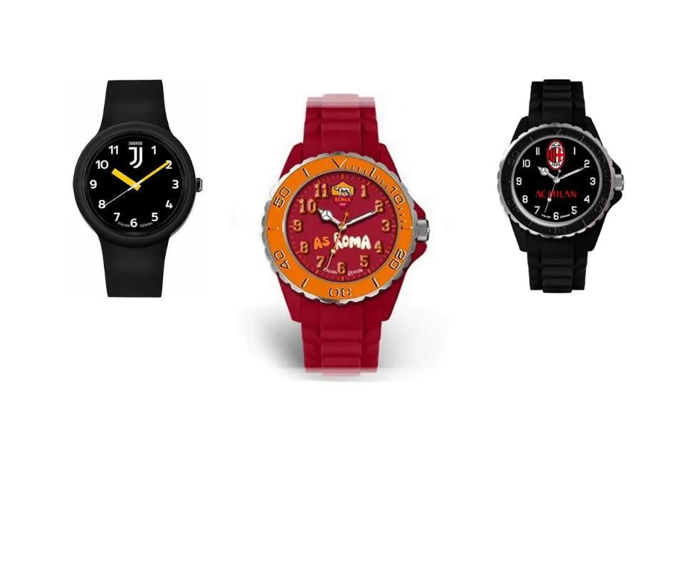 Orologi delle squadre di calcio - Vari modelli e squadre disponibili