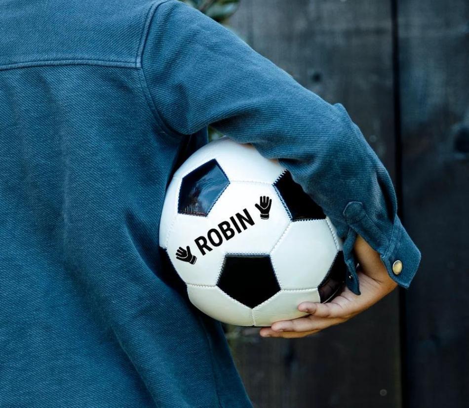 Palla da calcio personalizzabile con nome e disegni