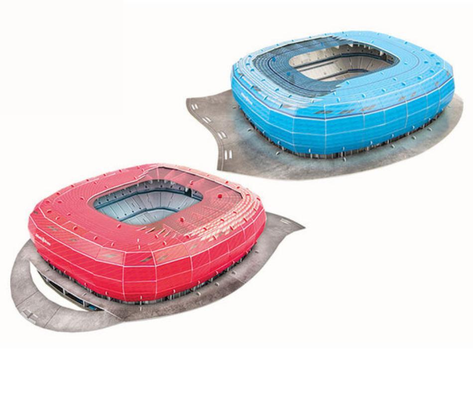 Puzzle 3d - Stadi di calcio in miniatura