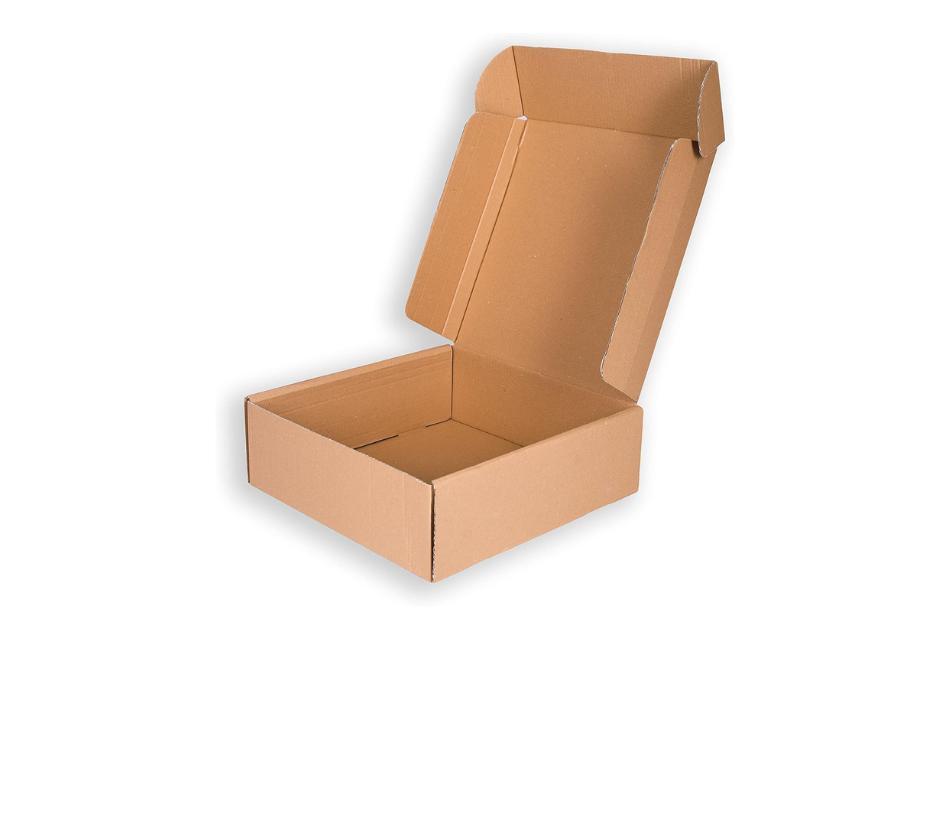 25 scatole in cartone piatte -30x30x13 h cm