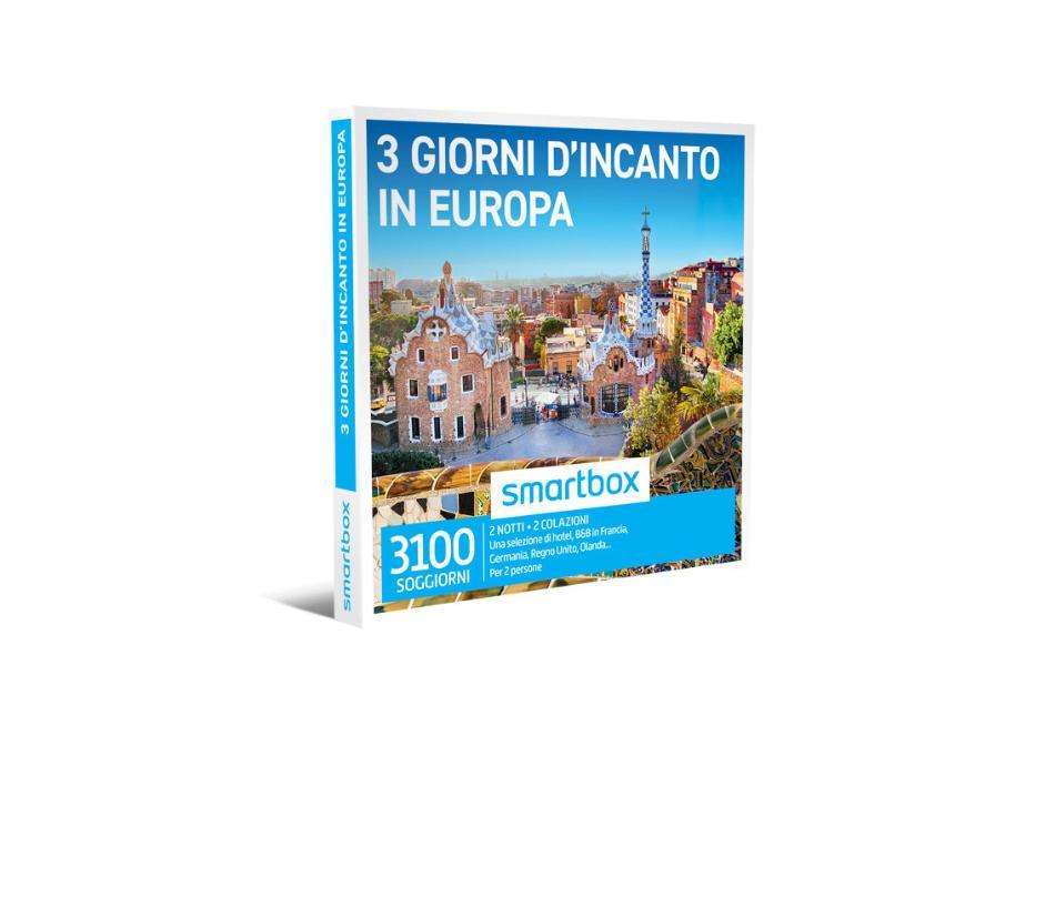 3 Giorni d'incanto in Europa per 2 persone - 3 giorni e 2 notti