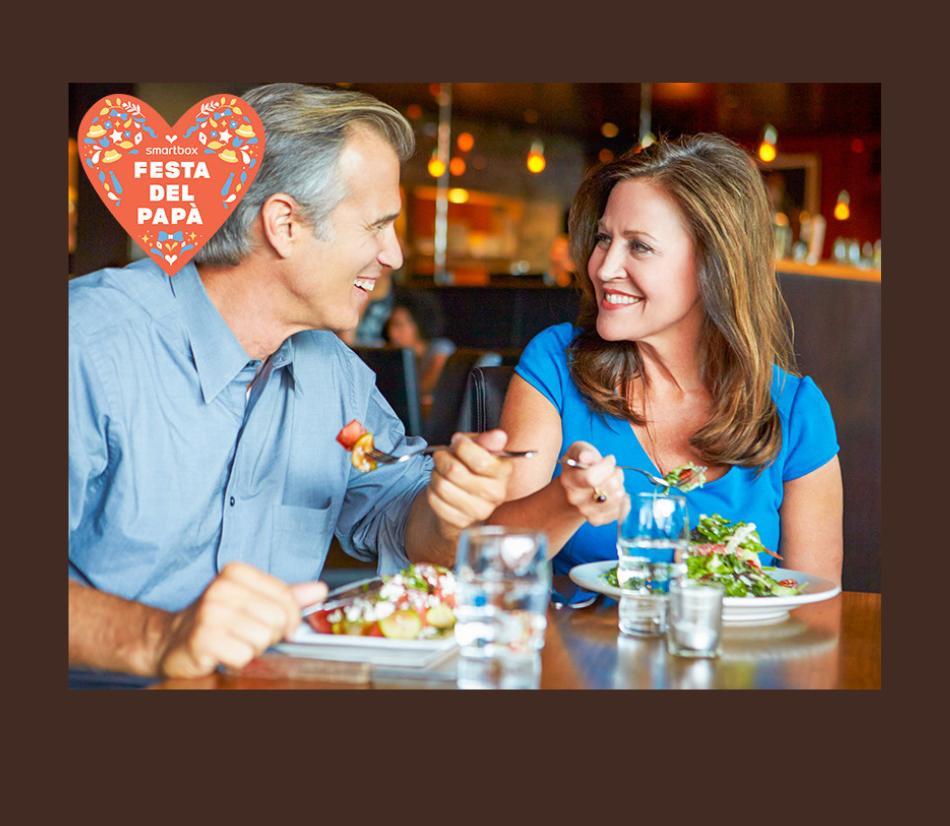 A cena con papà: 1 cena per 2 con vino per la festa del papà