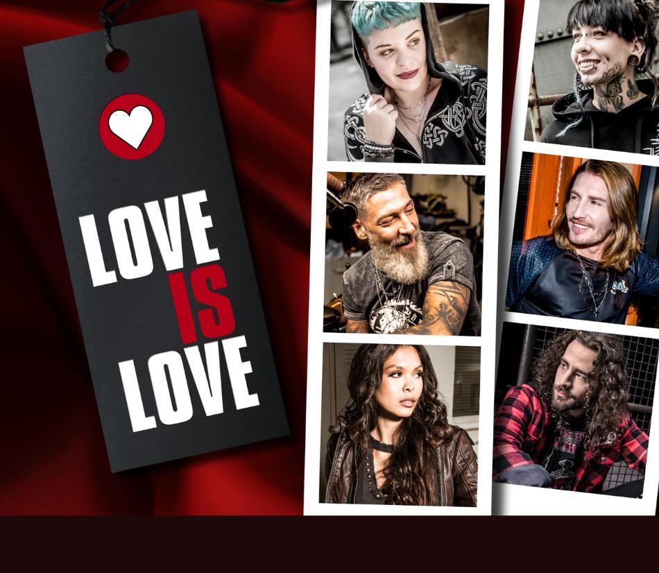 Abbigliamento e accessori dall'animo e cuore Rock