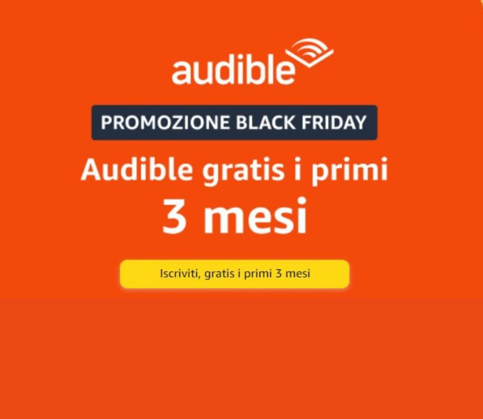 Audible: accesso illimitato a tutti gli audio libri - 3 MESI GRATIS