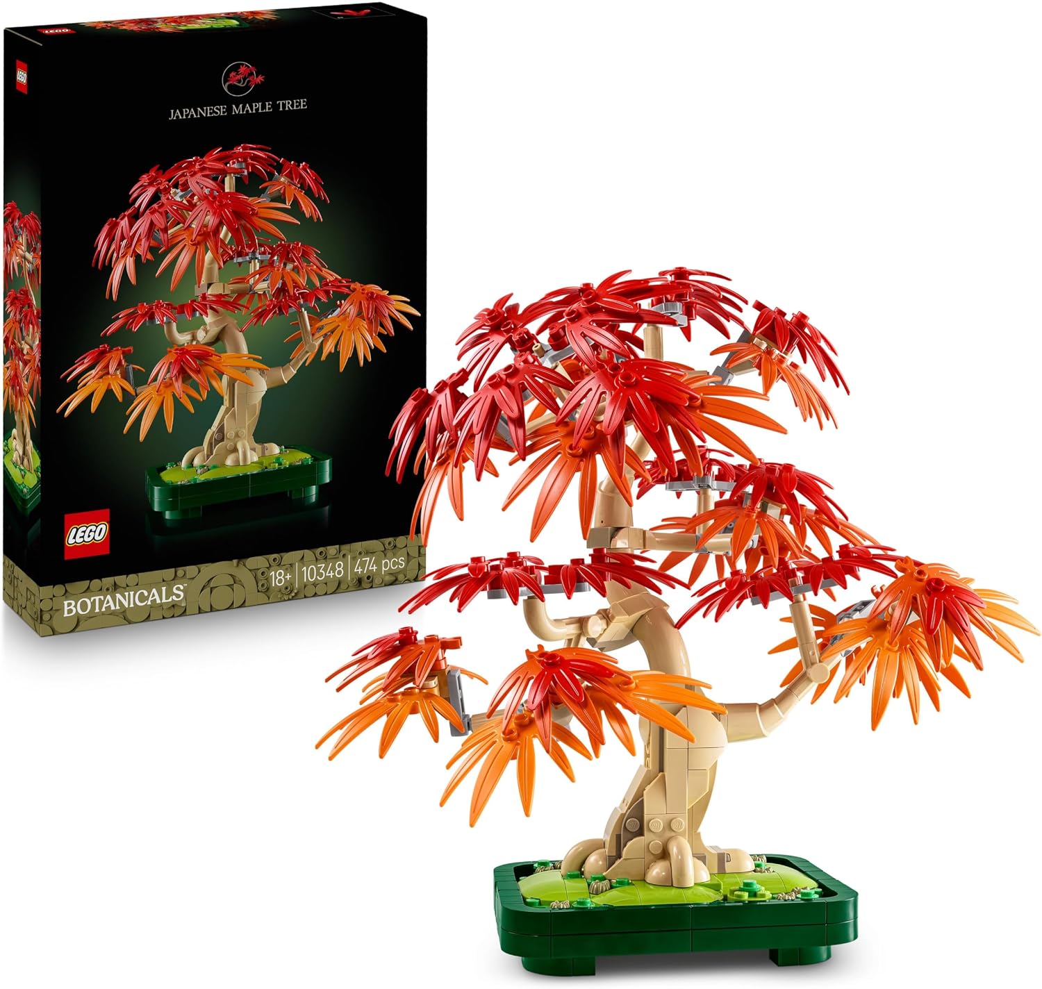 Bonsai LEGO di acero rosso giapponese, un angolo di autunno da costruire