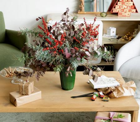 Bouquet di fiori e ghirlande - Collezione Natale