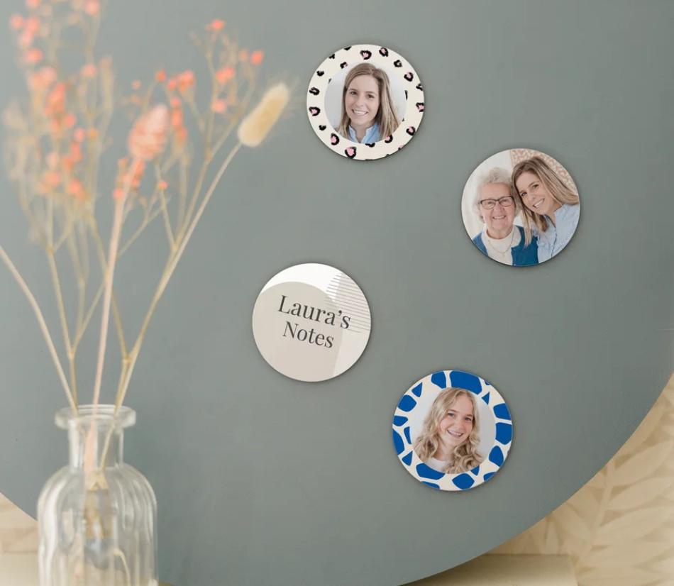 Calamite rotonde personalizzabili con foto