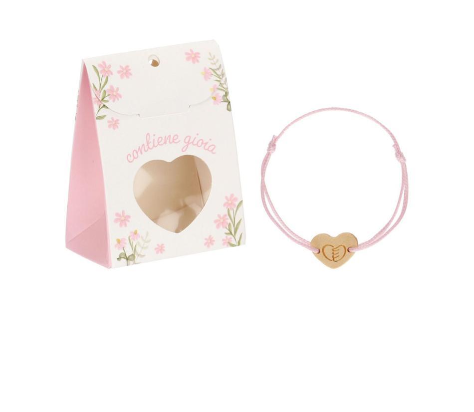 Cerimonia Solidale - scatolina rosa con Filo d'Amore