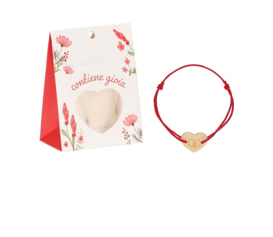 Cerimonia Solidale - scatolina rossa con Filo d'Amore