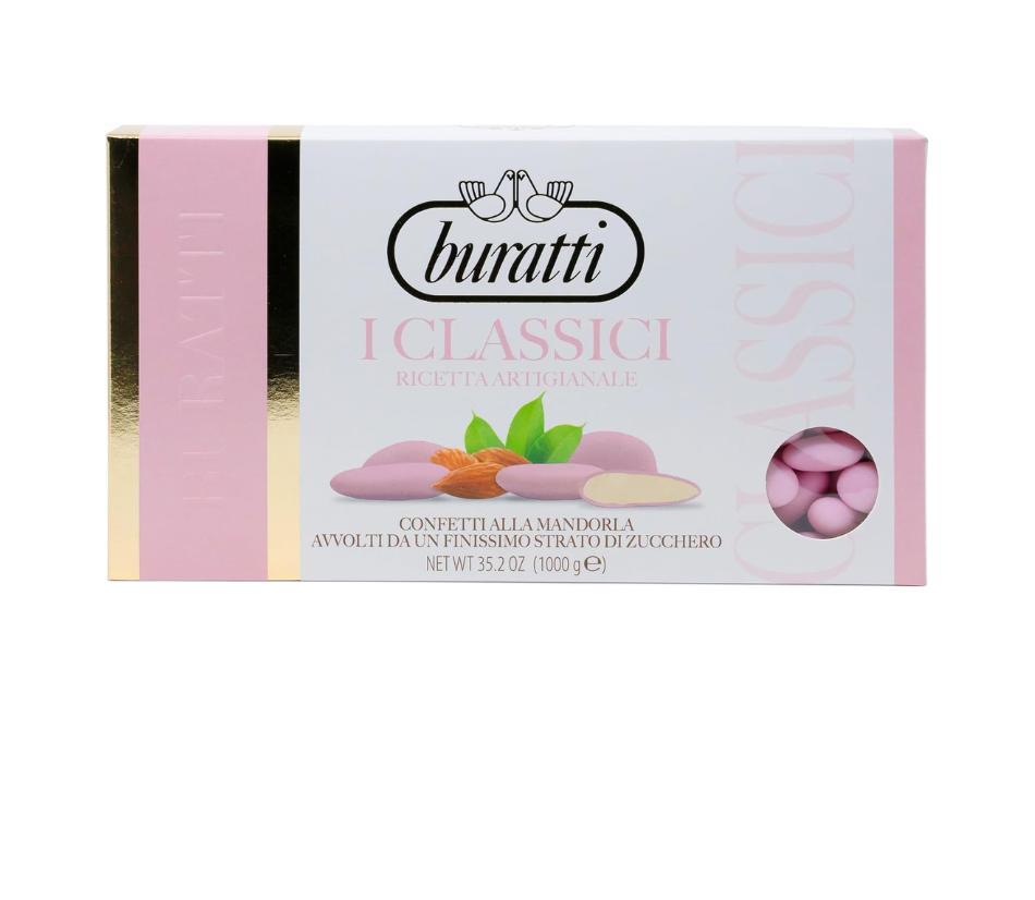Confetti alla mandorla intera rosa - 1000 g