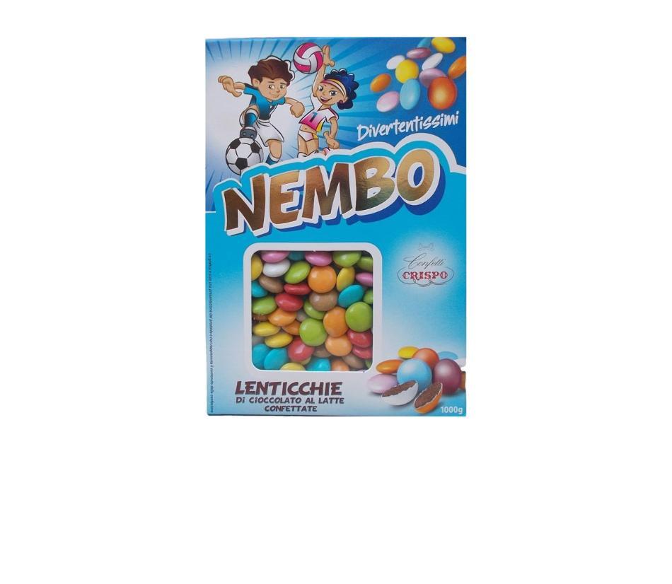 Confetti bombiere nembo lenticchie tipo smarties assortiti - 1000 g