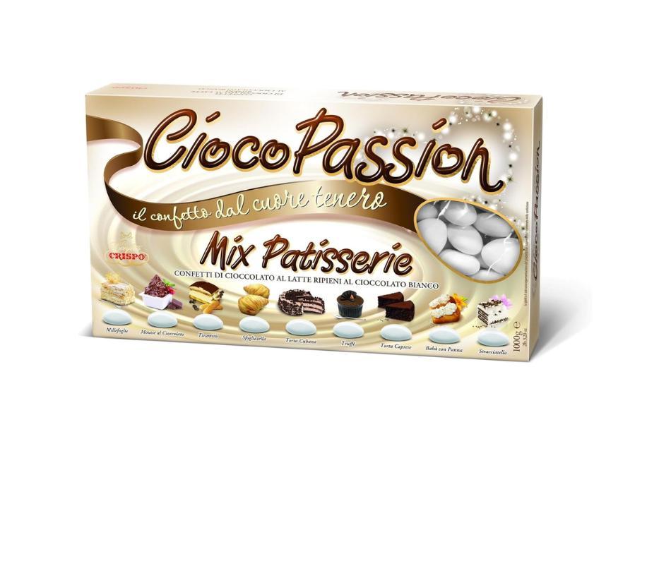 Confetti cioco passion mix patisserie - colore bianco - 1kg