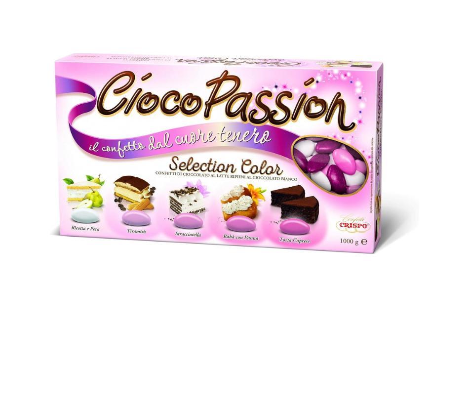 Confetti ciocopassion selection color gusti assortiti rosa 1 kg