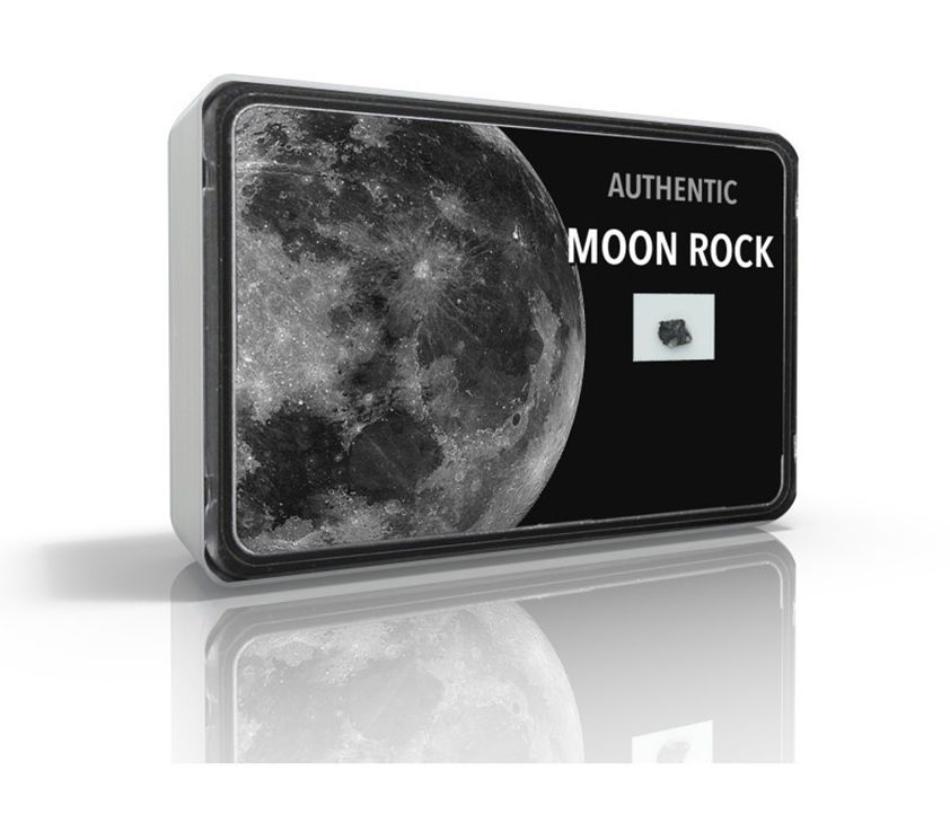 Frammenti di meteorite certificati e di varie dimensioni