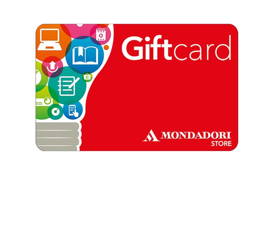 Gift card spendibile in tutti i punti vendita Mondadori Store e sul sito mondadoristore.it
