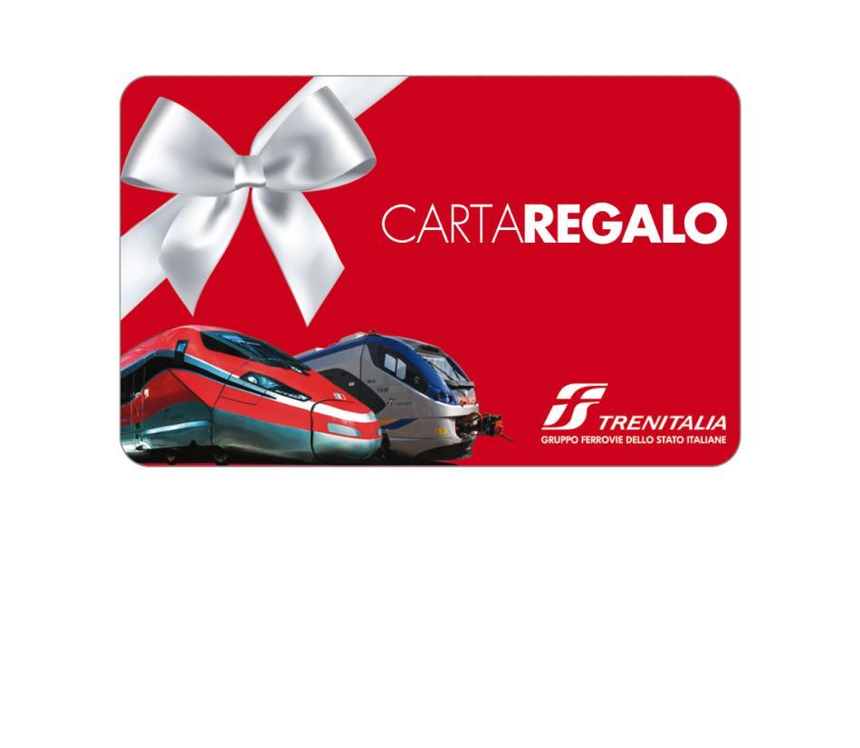 Gift card spendibile per acquistare titoli di viaggio Trenitalia