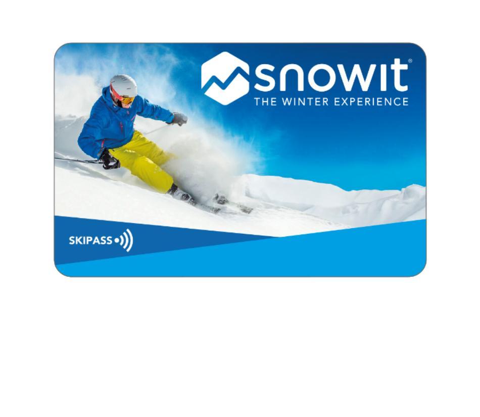 Gift card spendibile per acquisti nell'App di Snowit per skipass, attrezzatura e lezioni
