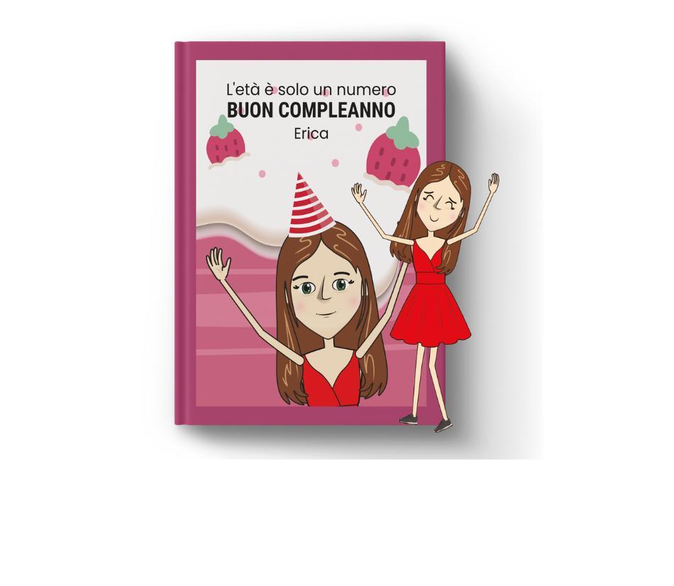 Libro personalizzato per il compleanno - Crea i tuoi avatar e personalizza le pagine del libro