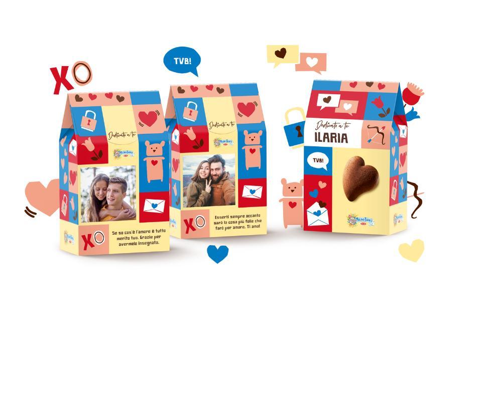 Mulino Bianco - Scegli i suoi biscotti preferiti e personalizza la confezione con foto e dedica