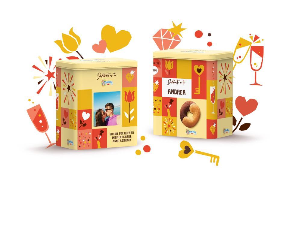 Mulino Bianco - Scegli i suoi biscotti preferiti e personalizza la confezione con foto e dedica