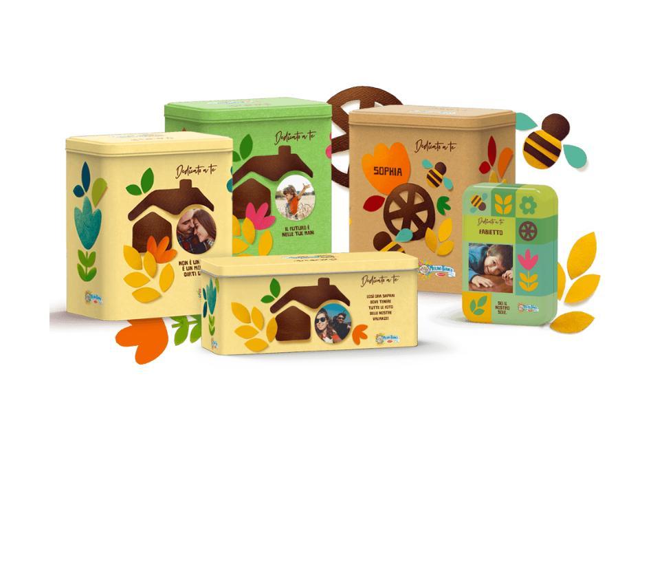 Mulino Bianco - Scegli i suoi biscotti preferiti e personalizza la confezione con foto e dedica