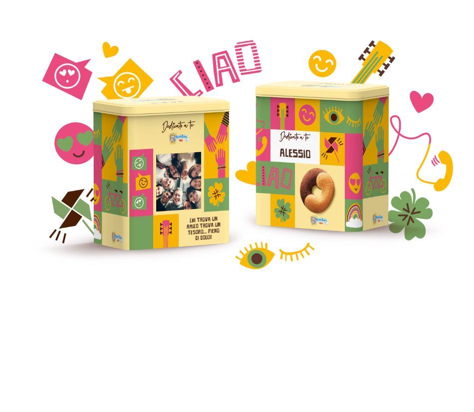 Mulino Bianco - Scegli i tuoi biscotti preferiti e personalizza la confezione con foto e dedica