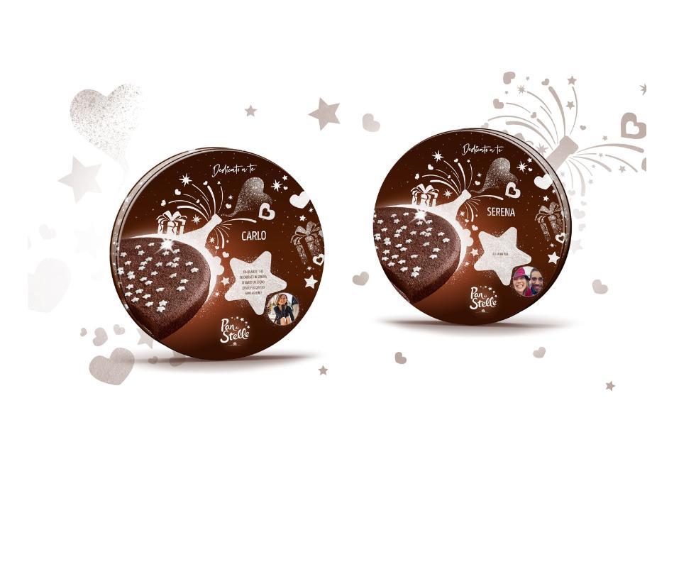 Pan di Stelle - Scegli i suoi biscotti preferiti e personalizza la confezione con foto e dedica