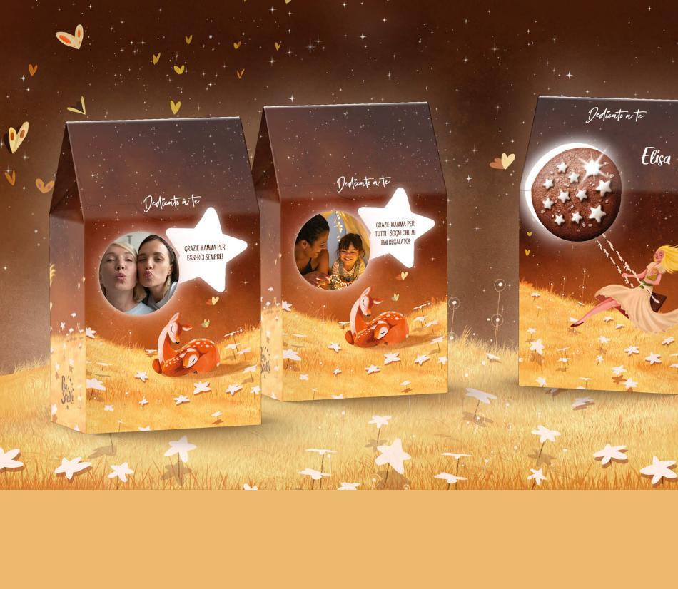Pan di Stelle - Scegli i suoi biscotti preferiti e personalizza la confezione con foto e dedica