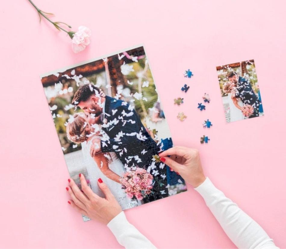 Puzzle bomboniera - La foto è stampata su carta fotografica lucida