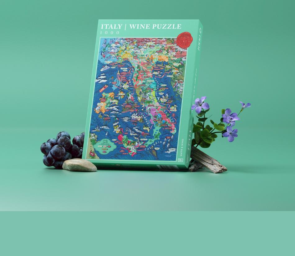 Puzzle del vino per scoprire i vini e la loro provenienza – Vari paesi disponibili