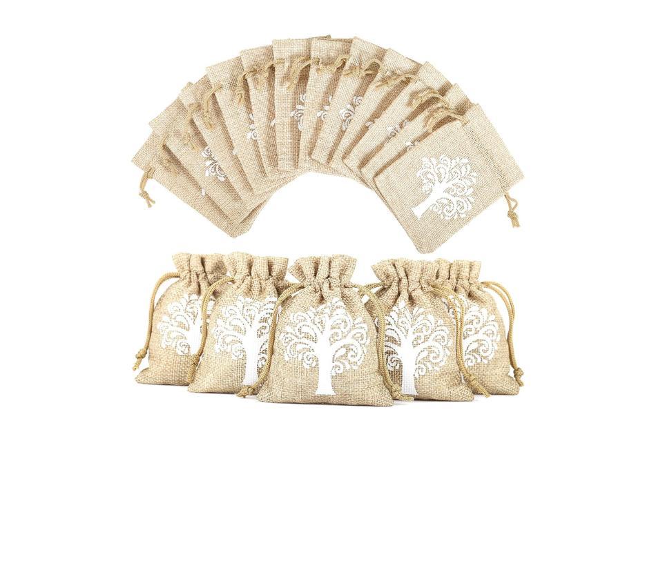 Sacchetti confetti bomboniere comunione cresima matrimonio 25 pz