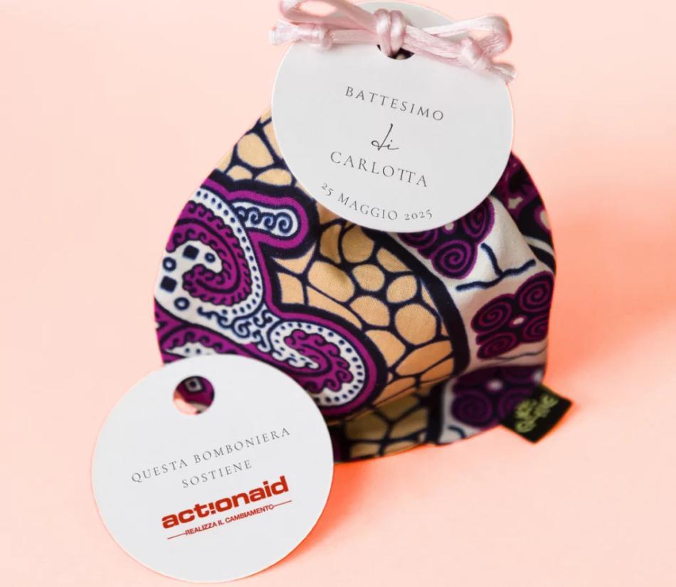 Sacchetto Solidale Wax Battesimo