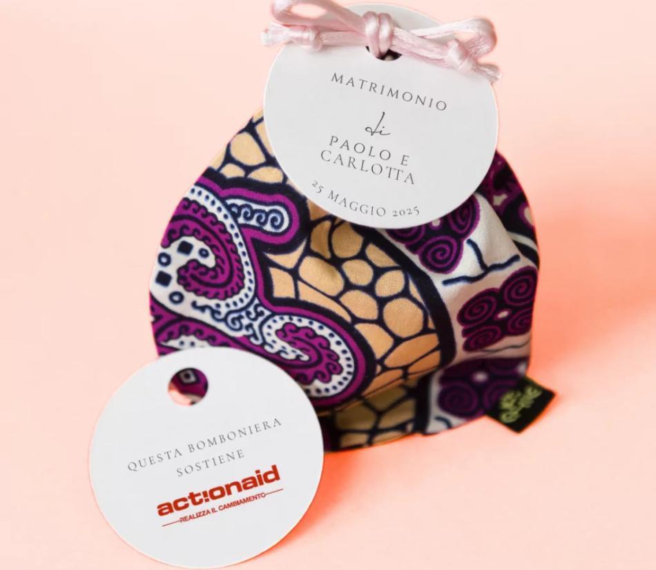 Sacchetto Solidale Wax Matrimonio