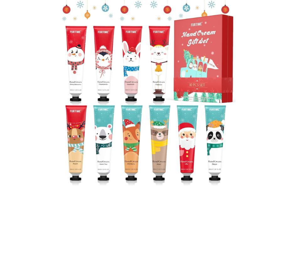 Set crema mani - Confezione regalo con 10 creme idratanti per mani