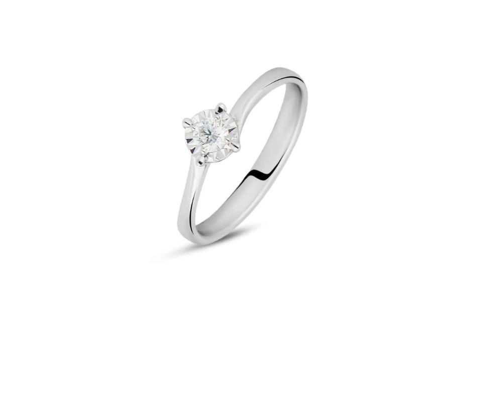 Solitario in oro con diamante - Vari modelli disponibili