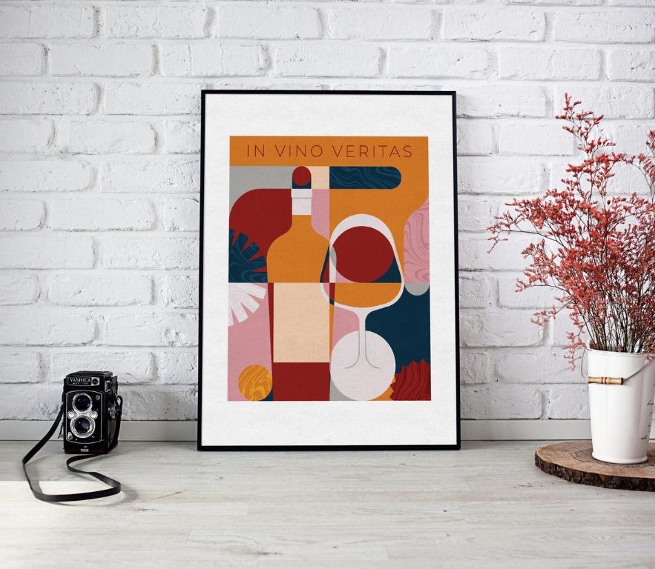 Stampe & poster dedicati al mondo del vino - Creatività assortite