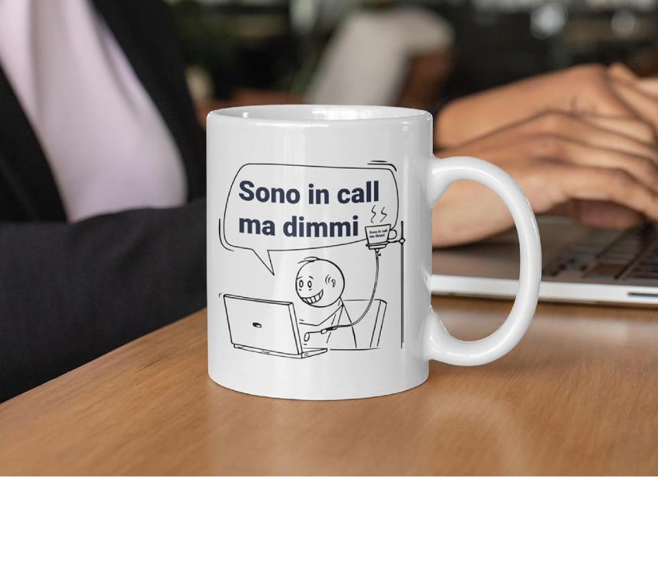 Tazza divertente da ufficio 
