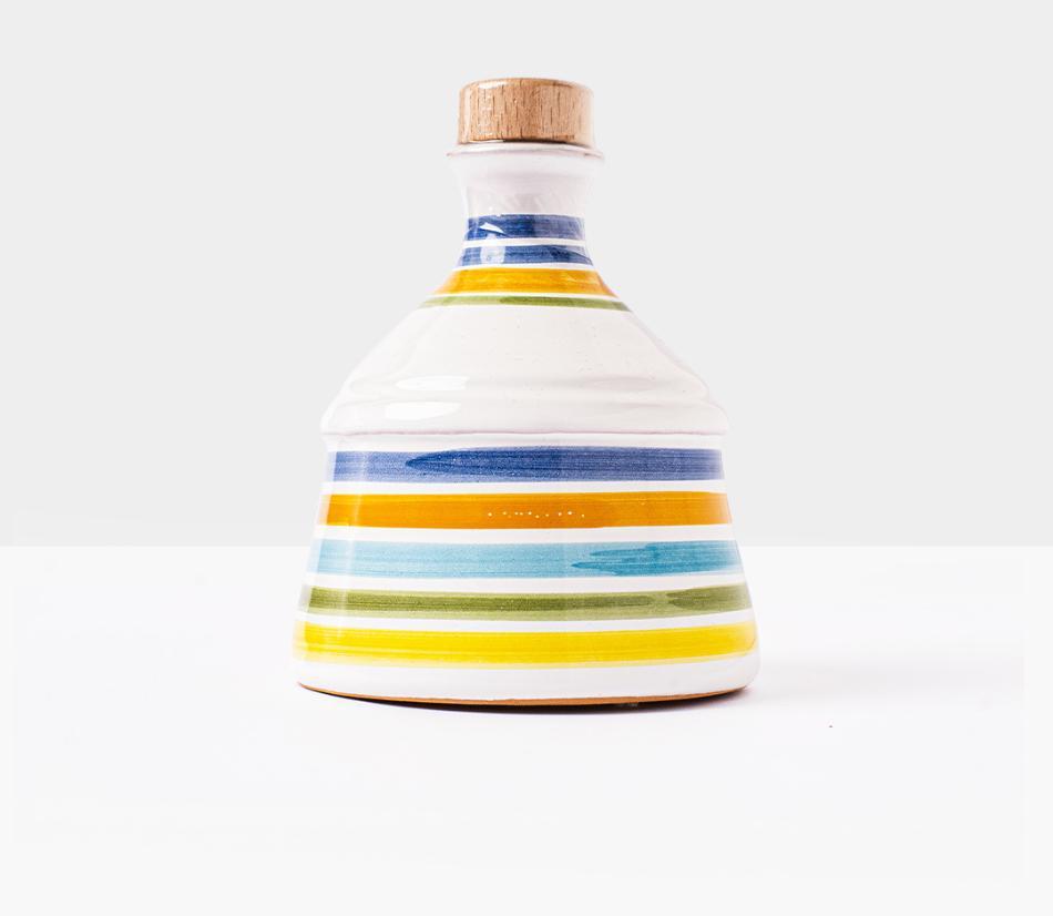 Trullo oliera in ceramica artigianale con olio bio 100% pugliese - 250ml